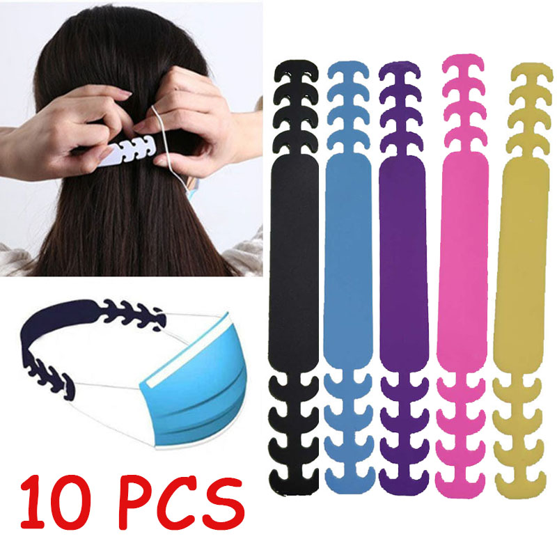 Silicone Mask Bracket - 10pcs Mask Holder Adjustable Anti-slip Silicone