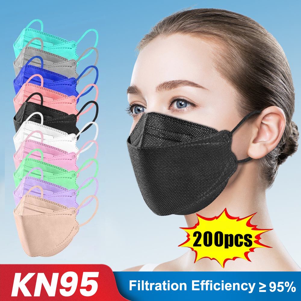 Disposable Surgical Mask - 10-200pcs ffp2 mascarillas CE KN95 Masks