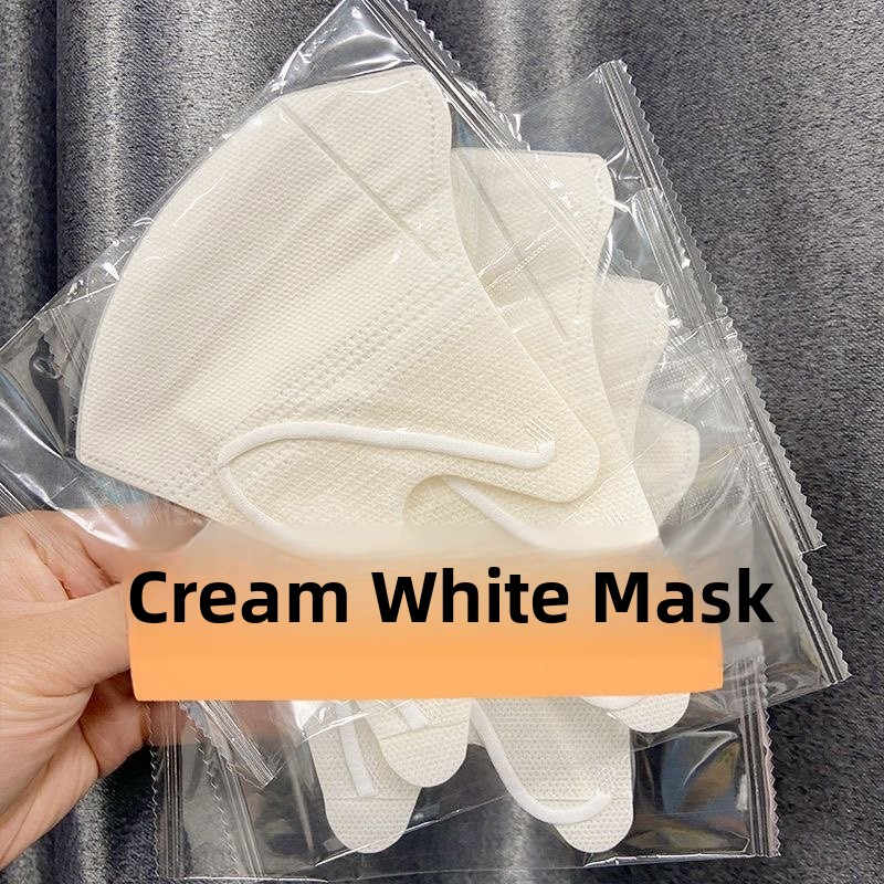 Disposable Surgical Mask - Milk White Breathable Thin Stereo Mask
