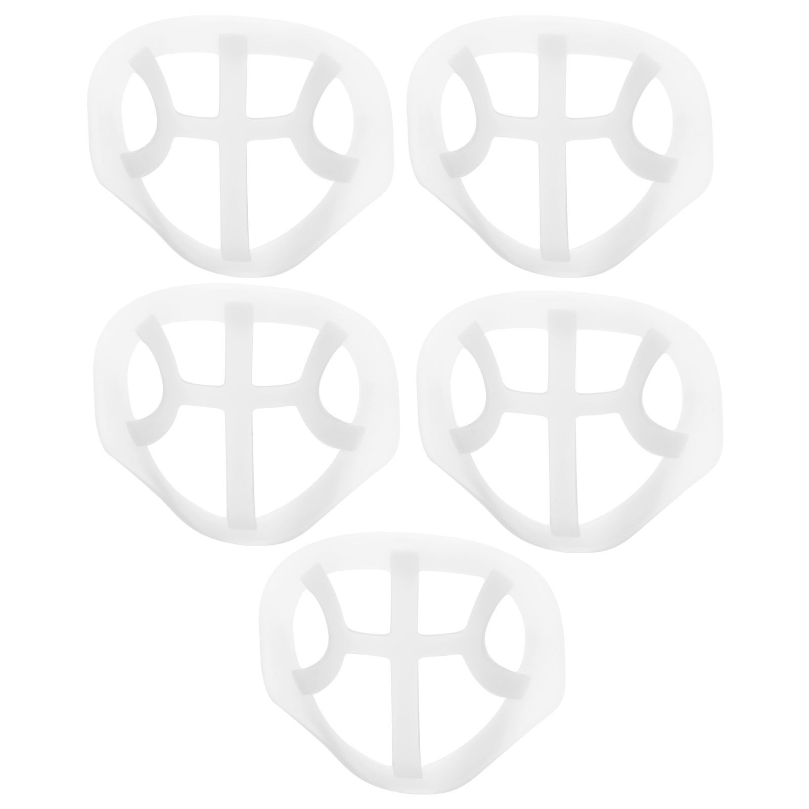 Silicone Mask Bracket - 5Pcs Mask Breathing Bracket Reusable Silicone