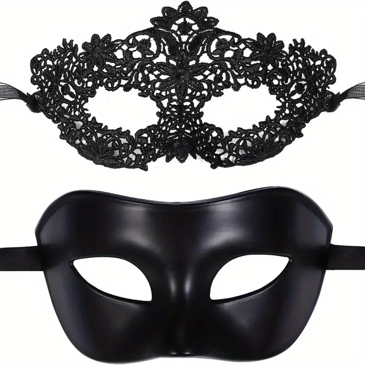2pcs Hot New Sexy Black Lace M - Black Face Mask Pack incelemesi ve fiyatı