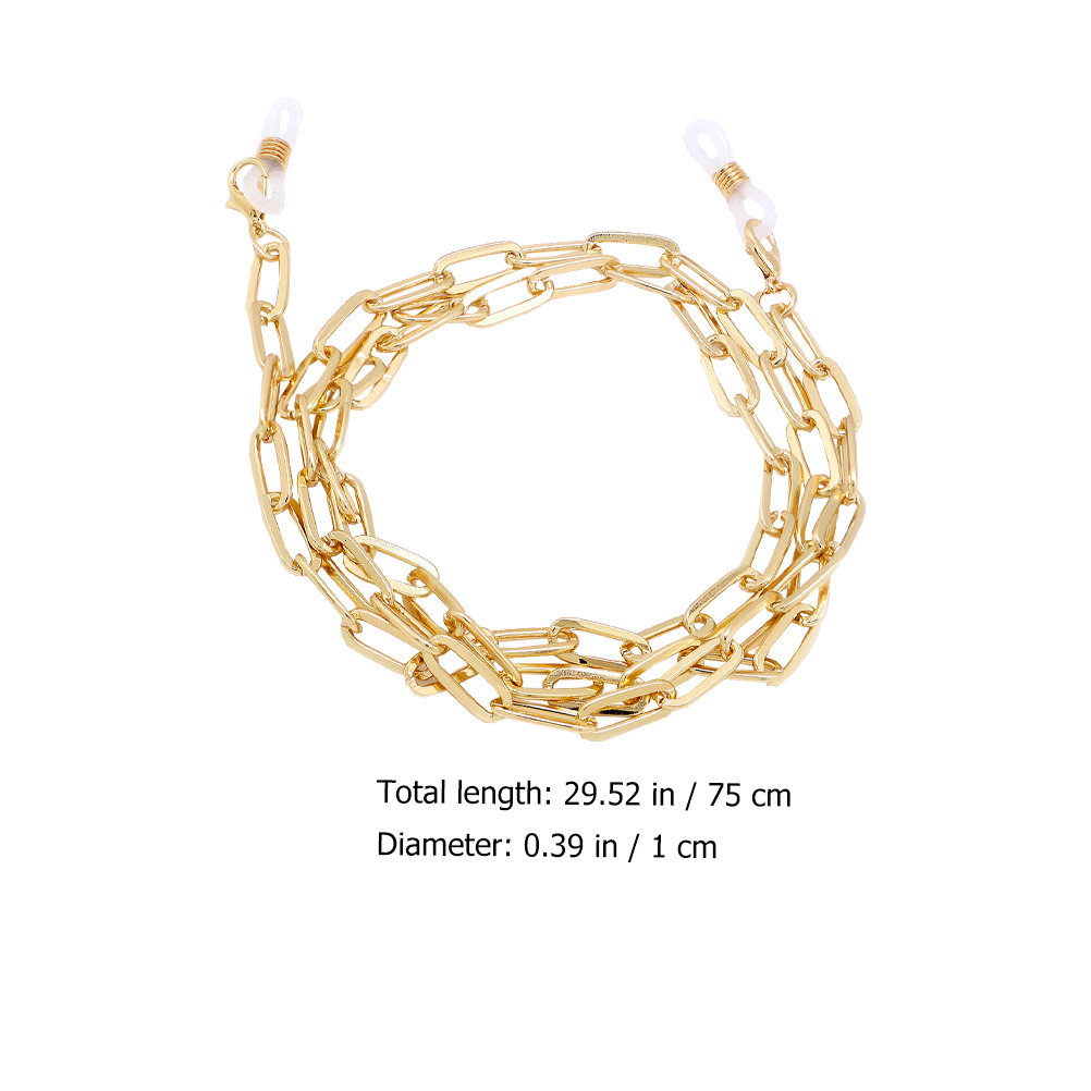 Gold Mask Lanyard Metal Face C - Mask Chain Holder incelemesi ve fiyatı