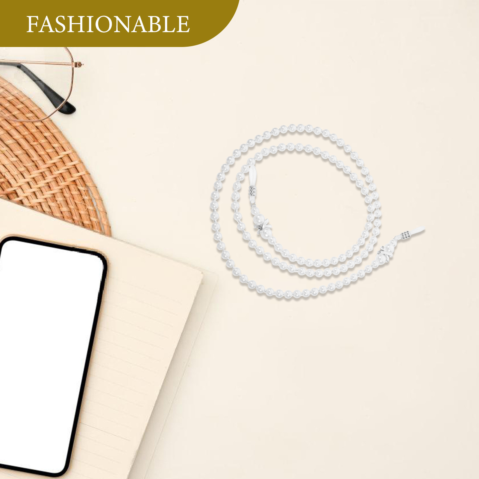 Pearl Eyeglass Cord Stylish Be - Mask Chain Holder incelemesi ve fiyatı