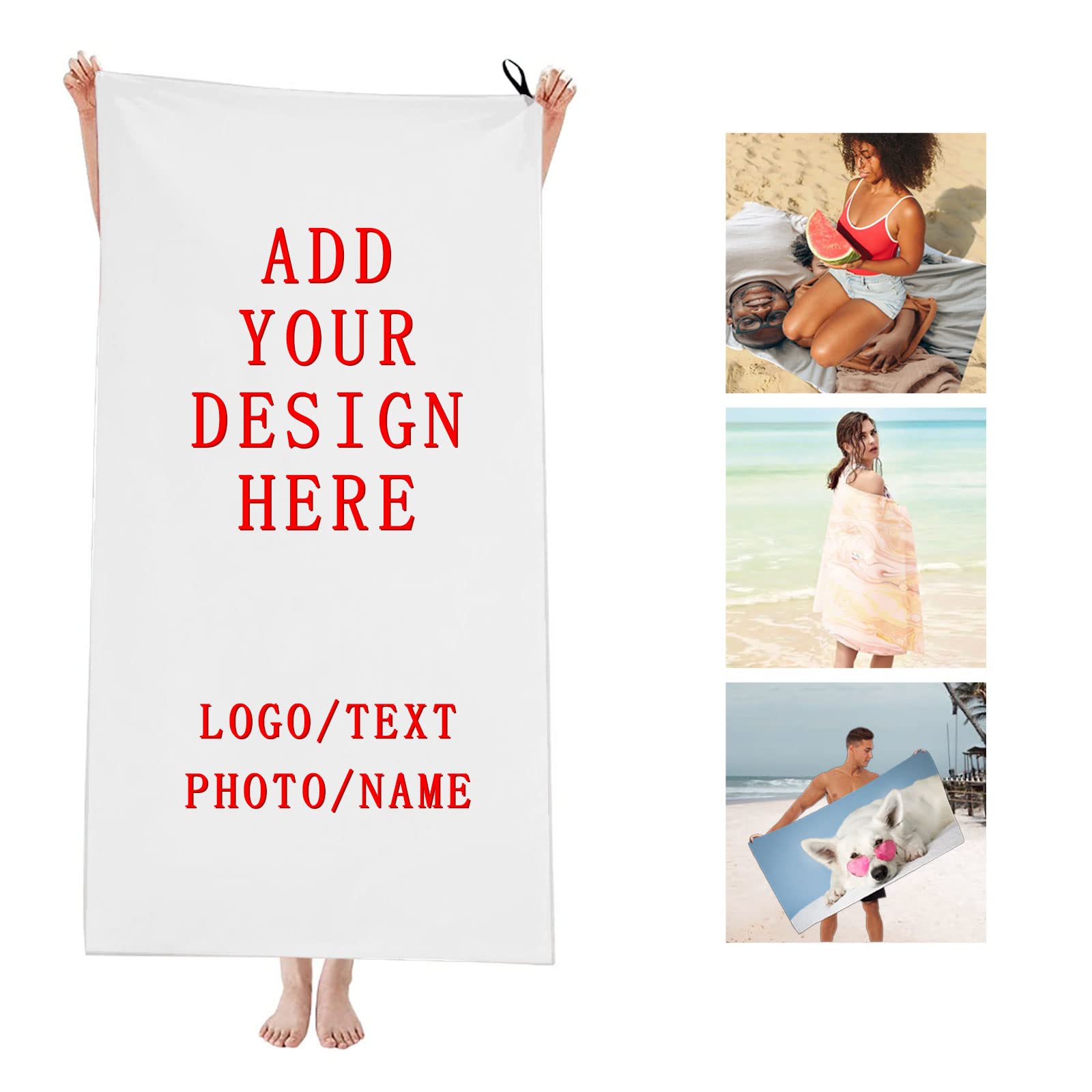 Custom Beach Towels with Your  - Cloth Face Mask Washable incelemesi ve fiyatı