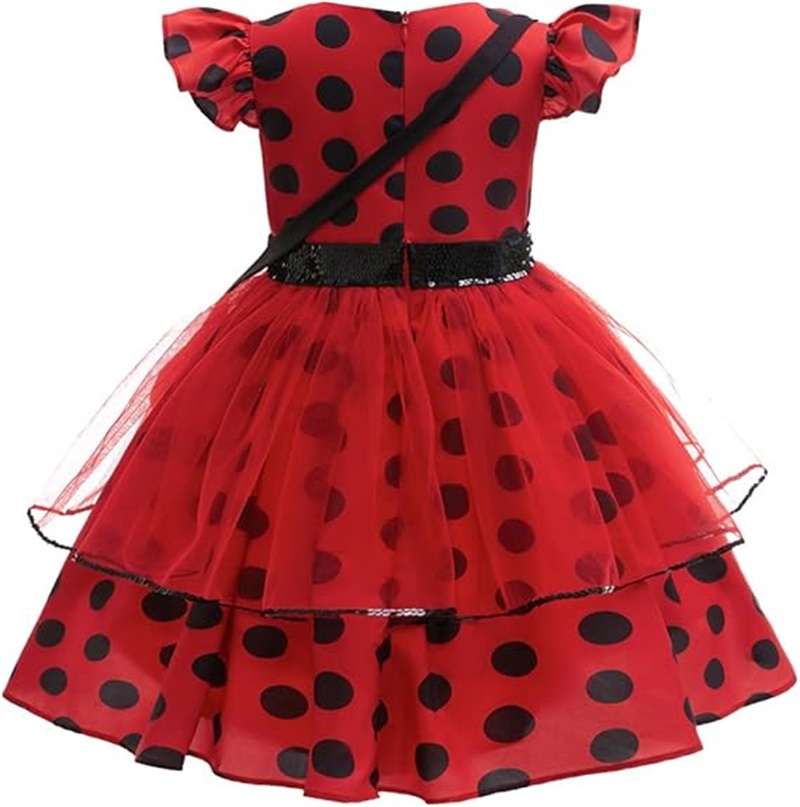 Girls Cosplay Costume Polka Do - Kids Face Mask incelemesi ve fiyatı