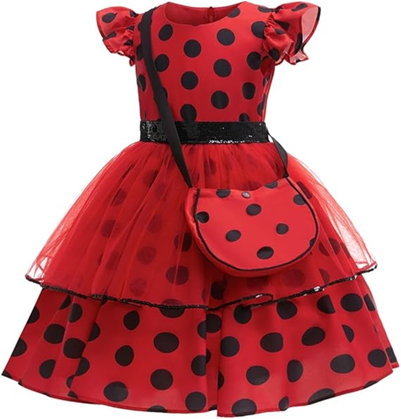 Girls Cosplay Costume Polka Do - Kids Face Mask incelemesi ve fiyatı