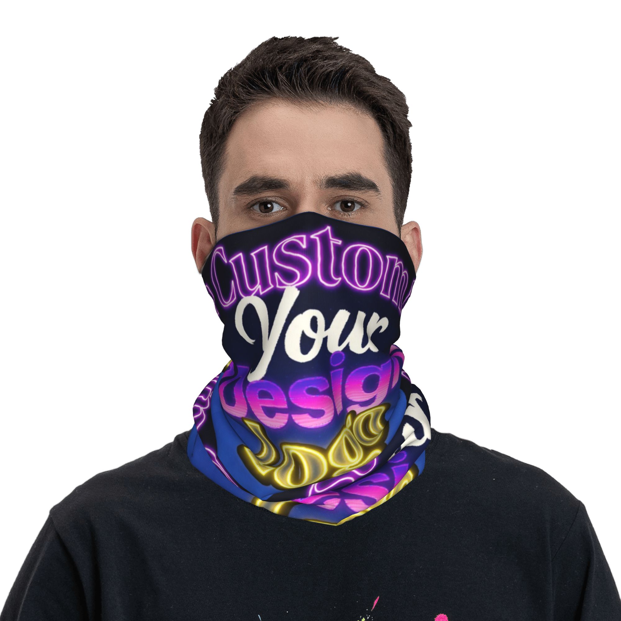 Custom Custom Your Design Logo - Neck Gaiter Face Cover incelemesi ve fiyatı