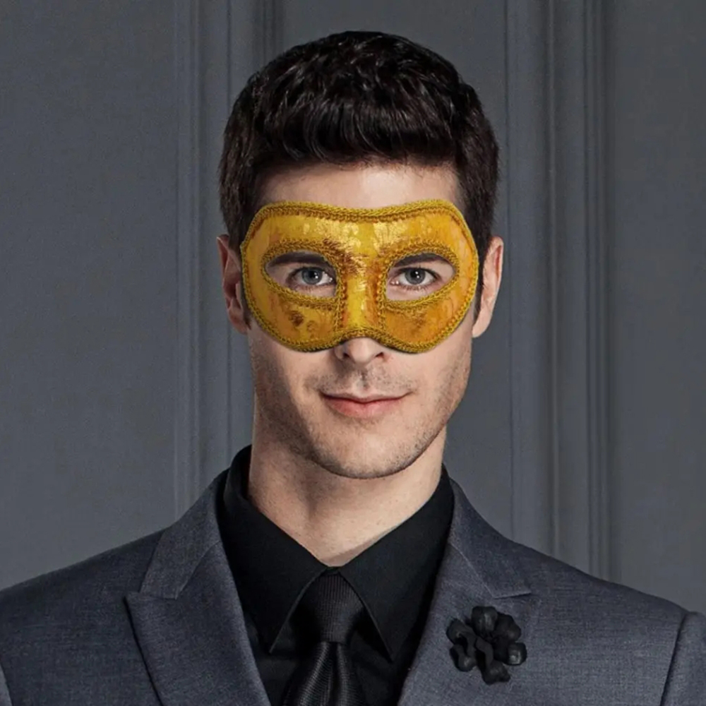 Men Mardi Gras Carnival Mask V - Respirator Half Face incelemesi ve fiyatı
