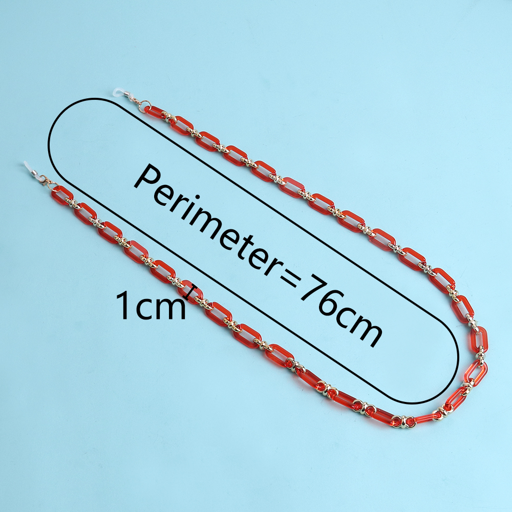 Colorful Transparent Link Acry - Mask Chain Holder incelemesi ve fiyatı