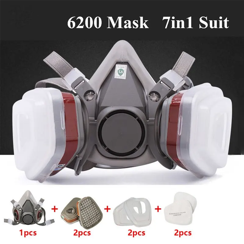 7in1 Gas Proof Half Face Mask  - Respirator Half Face incelemesi ve fiyatı