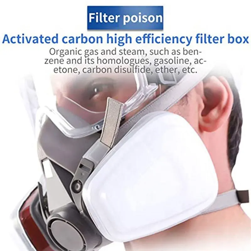 7in1 Gas Proof Half Face Mask  - Respirator Half Face incelemesi ve fiyatı