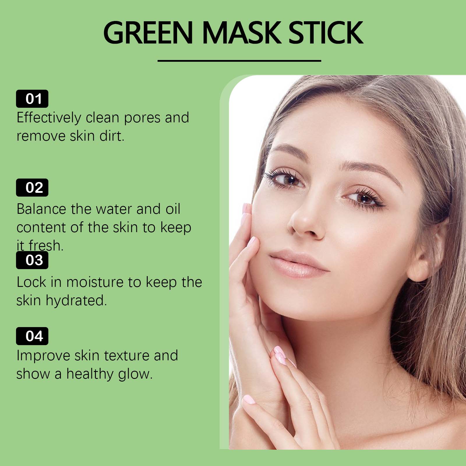 1~5PCS Green Tea Clay Stick Fo - Dust Mask Construction incelemesi ve fiyatı