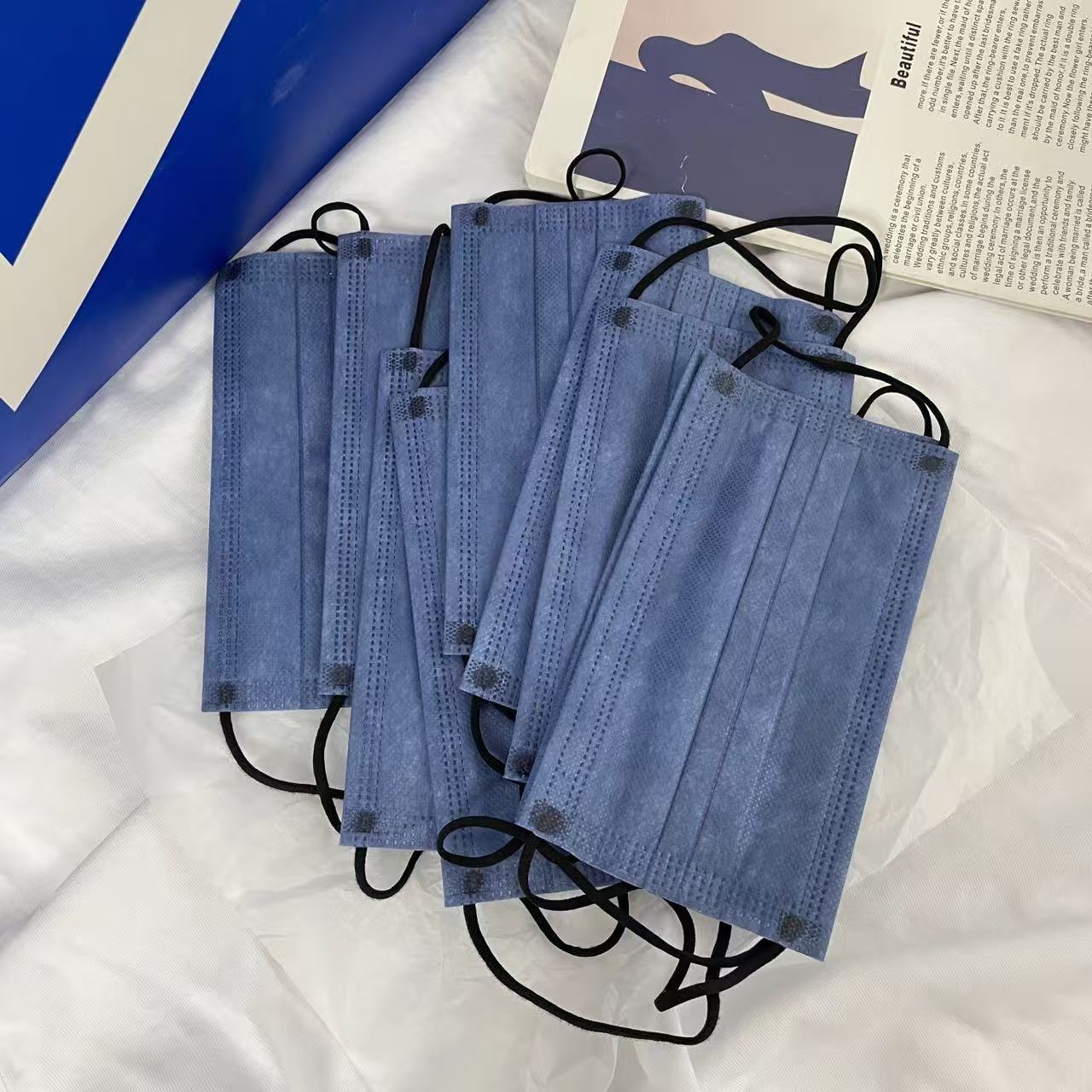 Fast Delivery! 300Pcs Thickene - Disposable Mask Blue incelemesi ve fiyatı