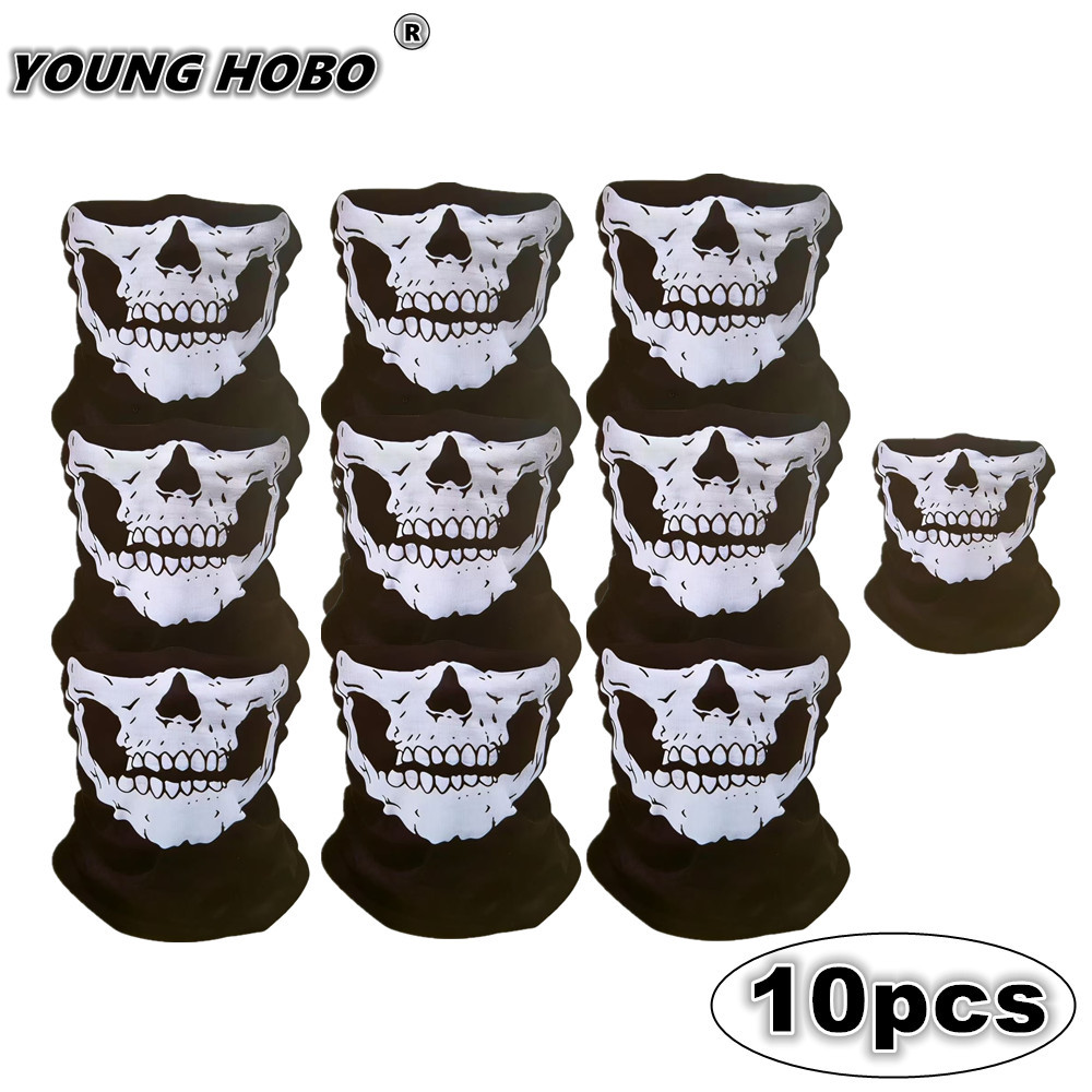 10pcs Skull Seamless Windproof - Sports Mask Breathable incelemesi ve fiyatı