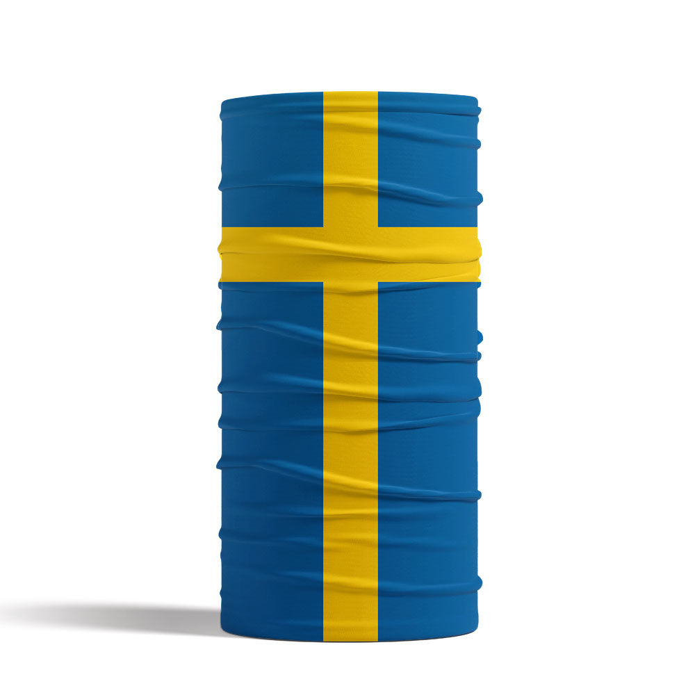 Sweden Flag Printed Bandana He - Neck Gaiter Face Cover incelemesi ve fiyatı
