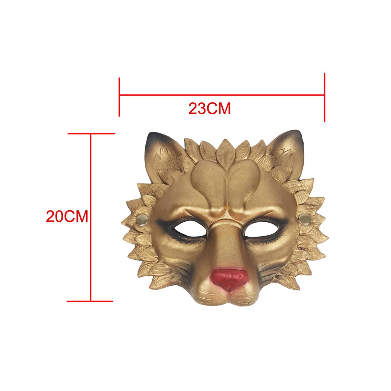 Lion Mask Half Face Decorative - Respirator Half Face incelemesi ve fiyatı