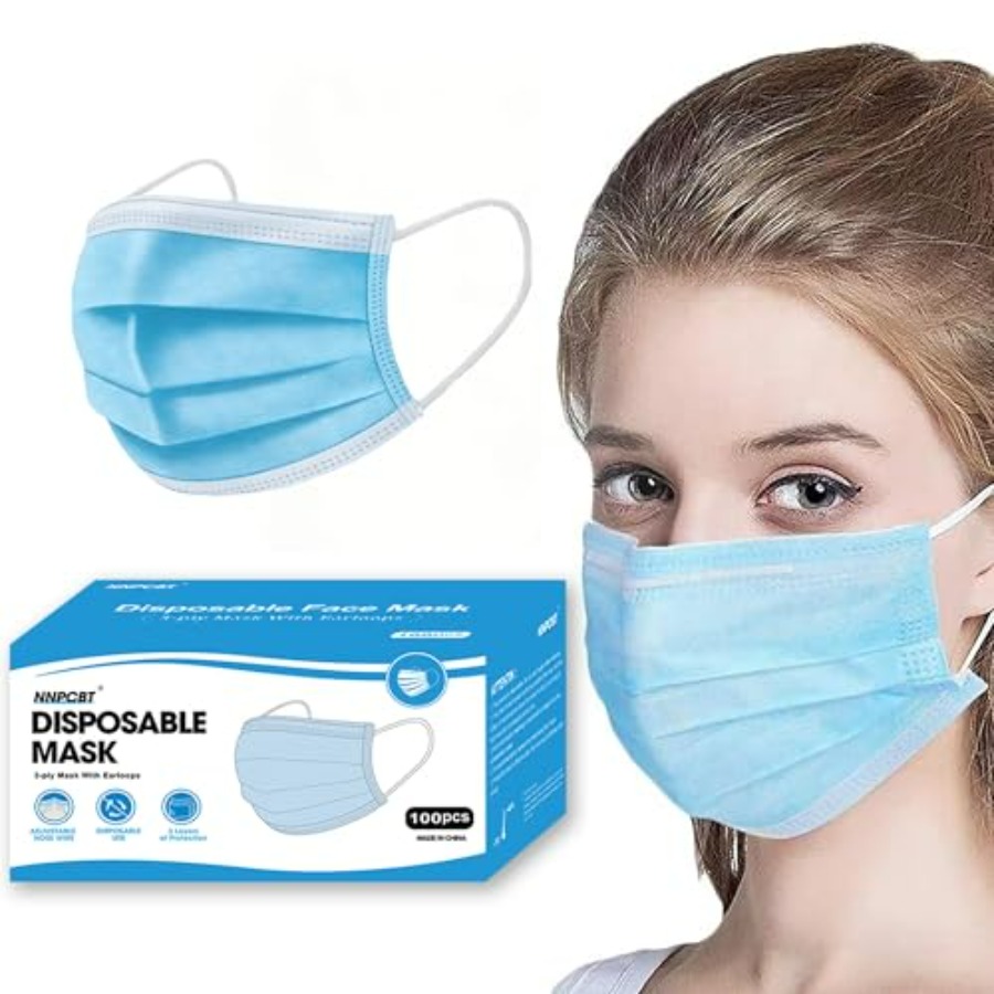 Blue Disposable Face Masks 100 - Disposable Mask Blue incelemesi ve fiyatı