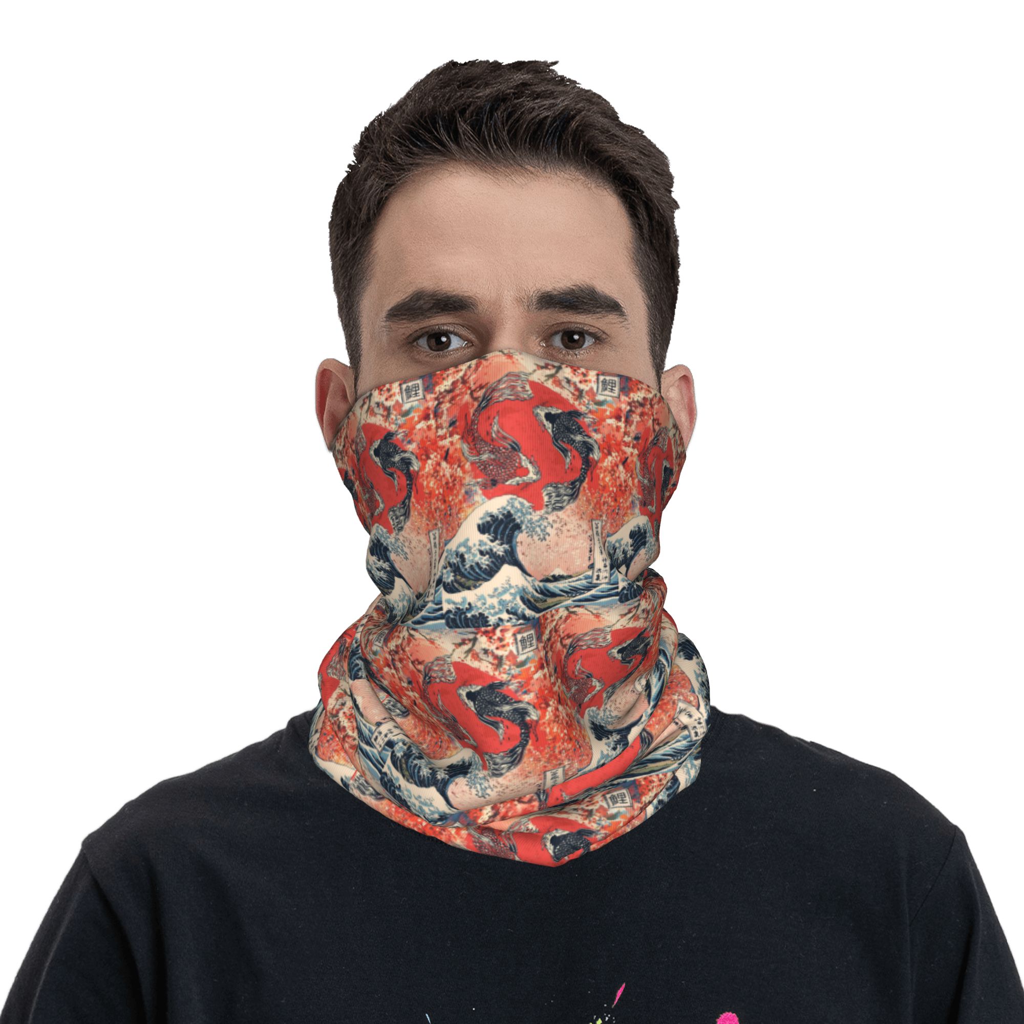 Koi Fish and Great Wave off Ka - Sports Mask Breathable incelemesi ve fiyatı