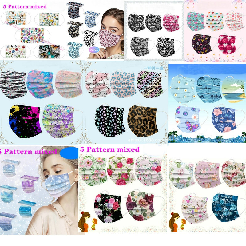 CE Print Beauty Wholesale Fish - Disposable Surgical Mask incelemesi ve fiyatı
