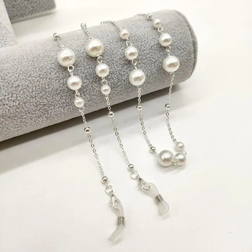 Trendy Pearl Beaded Sunglass C - Mask Lanyard Adjustable incelemesi ve fiyatı