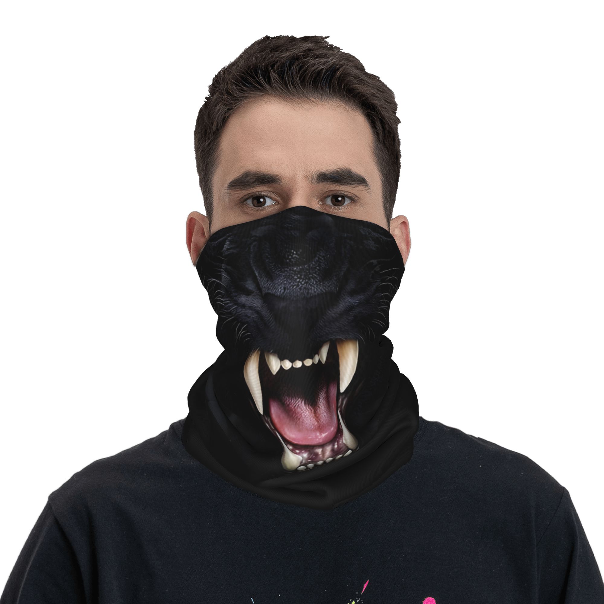 Custom Black Panther Animal He - Neck Gaiter Face Cover incelemesi ve fiyatı