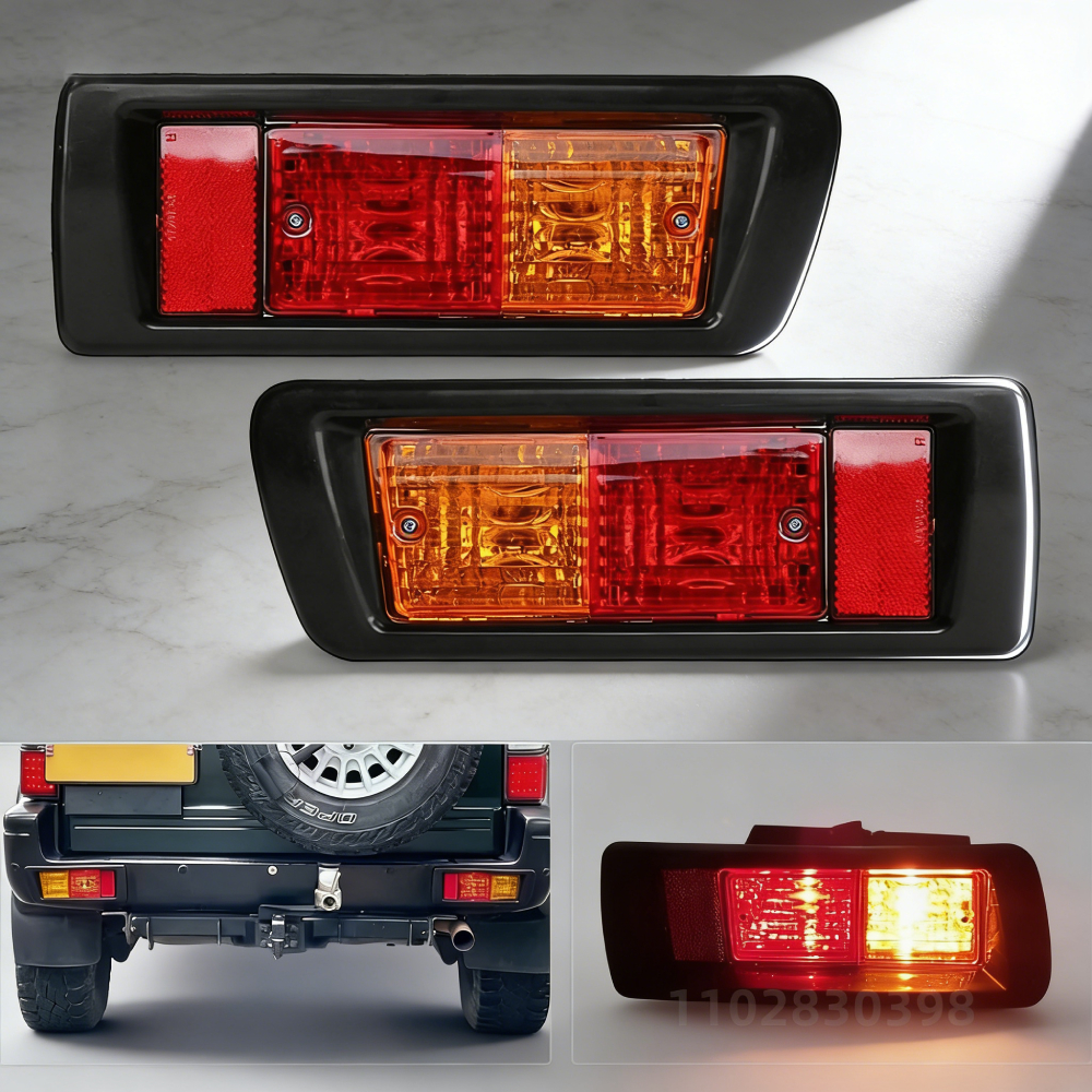 2Pcs Rear Bumper Tail Lights F - Kn95 Respirator Mask incelemesi ve fiyatı