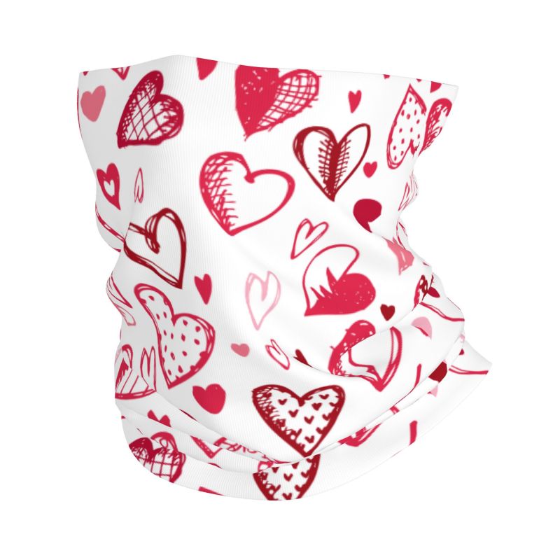Pink Red Love Hearts Bandana N - Neck Gaiter Face Cover incelemesi ve fiyatı