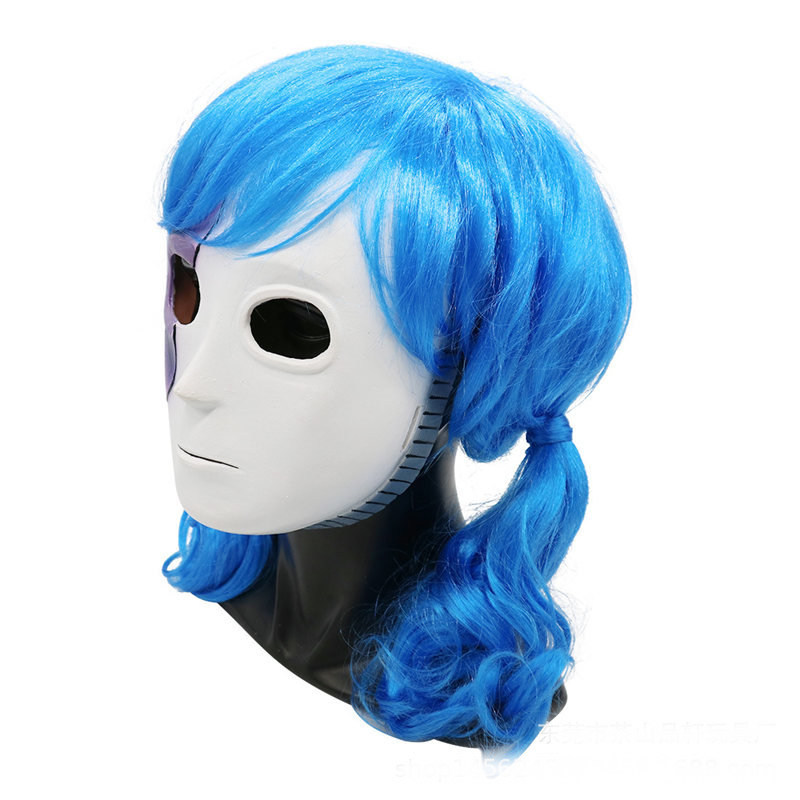Hot  Anime Game Sally Face Cos - Black Face Mask Pack incelemesi ve fiyatı