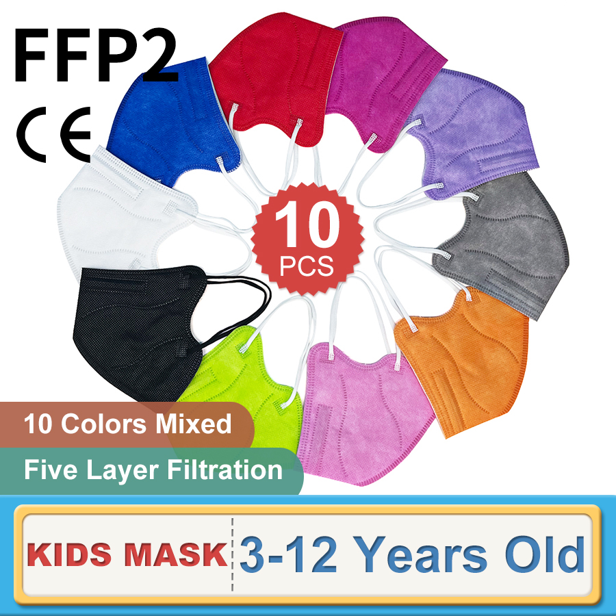10PCS Children FFP2 Face Mask  - Kids Face Mask incelemesi ve fiyatı