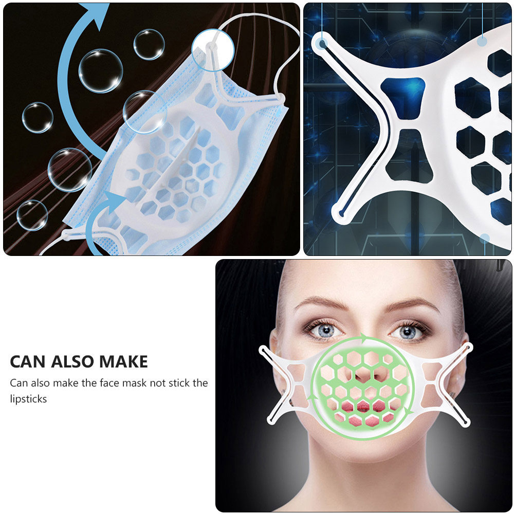 4Pcs Soft Flexible Silicone Ma - Silicone Mask Bracket incelemesi ve fiyatı