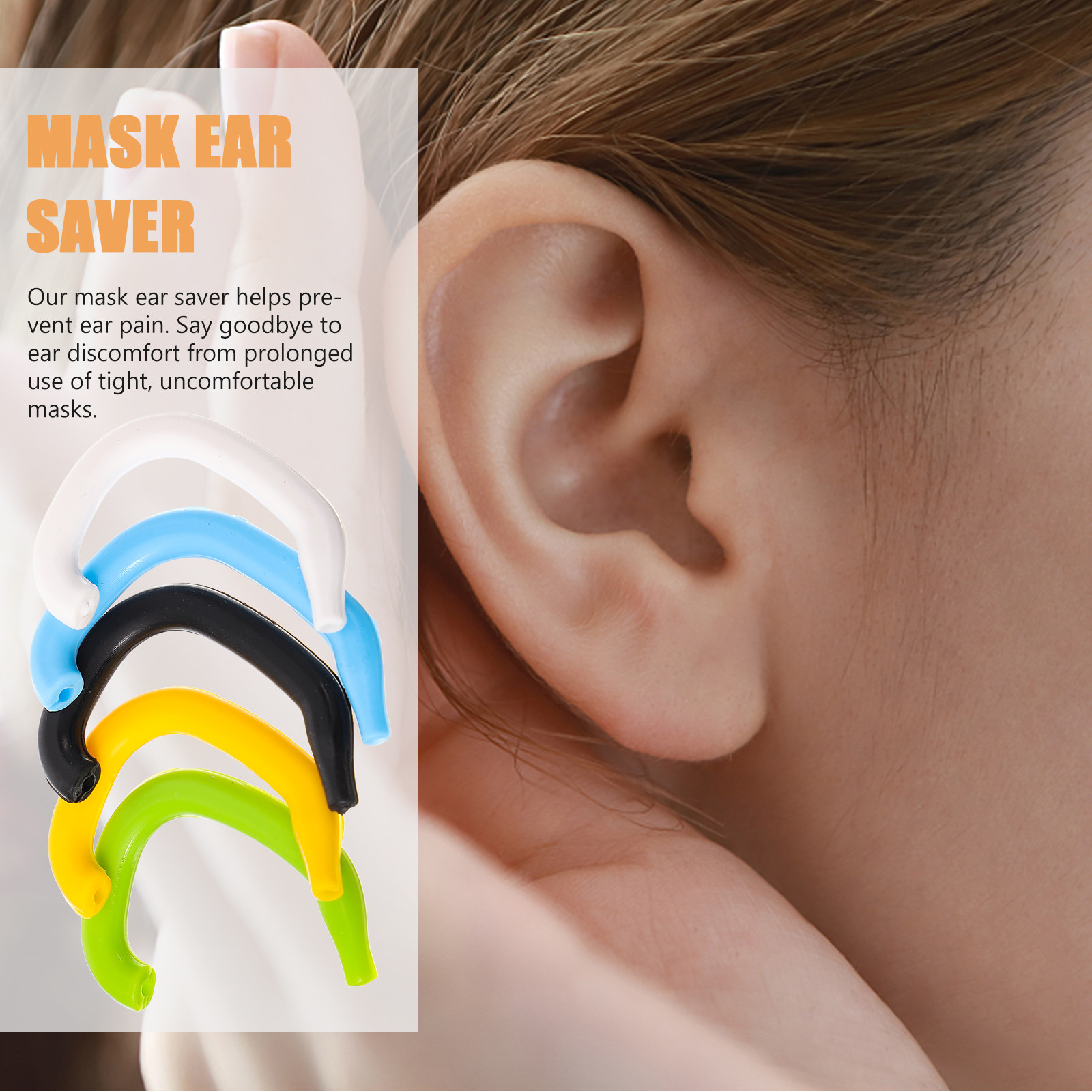 5Pcs Silicone Mask Ear Saver S - Mask Ear Saver Strap incelemesi ve fiyatı