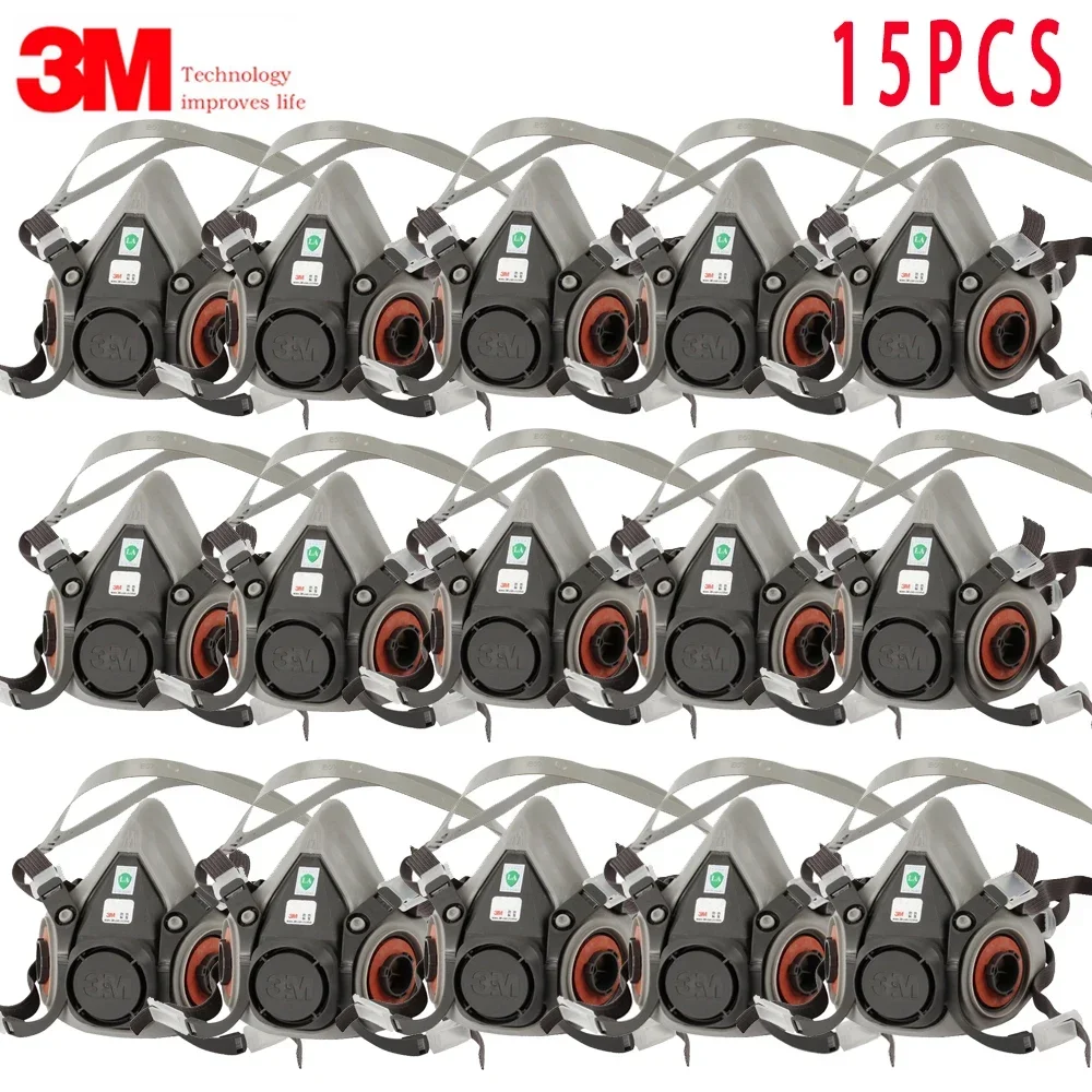15p 3M 6200 Gas Mask for Spray - Dust Mask Construction incelemesi ve fiyatı