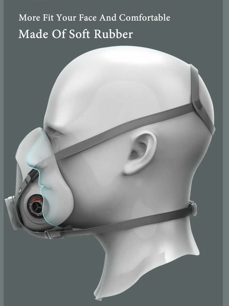 Half Face 6200 Dust Gas Mask C - Dust Mask Construction incelemesi ve fiyatı