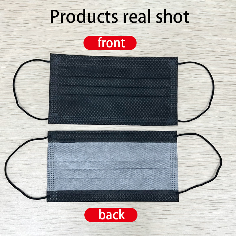 50-500pcs Black Disposable Cer - Disposable Surgical Mask incelemesi ve fiyatı