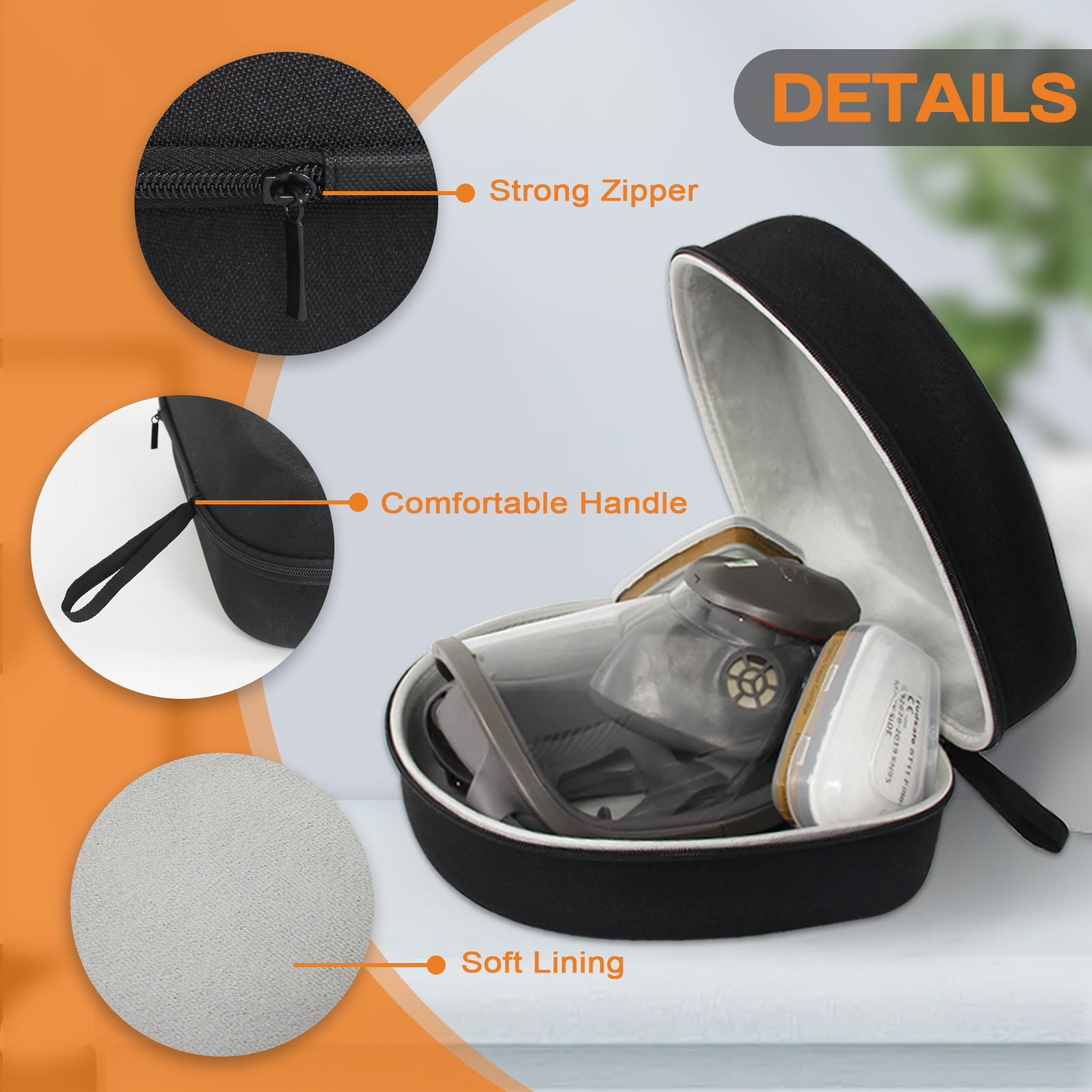 Hard Protective Travel Case fo - Mask Case Hard Shell incelemesi ve fiyatı