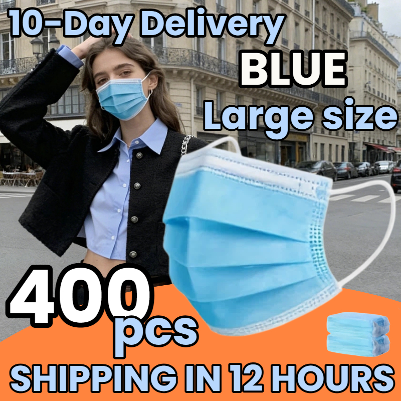 Delivery in 10 Days! 400Pcs Th - Disposable Mask Blue incelemesi ve fiyatı