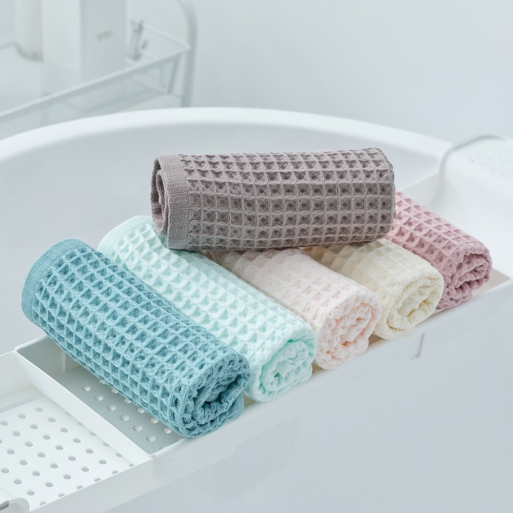 1Pcs Waffle Soft Face Towels f - Cloth Face Mask Washable incelemesi ve fiyatı
