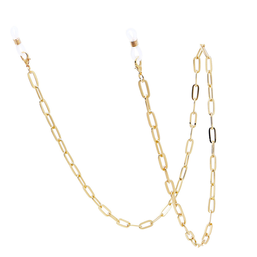 Gold Face Mask Lanyard Metal P - Mask Chain Holder incelemesi ve fiyatı