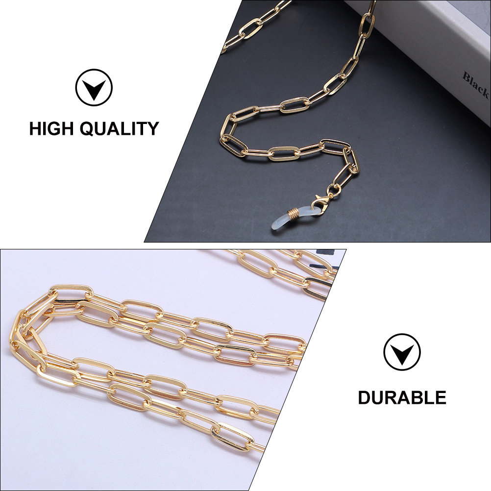 Gold Face Mask Lanyard Metal P - Mask Chain Holder incelemesi ve fiyatı