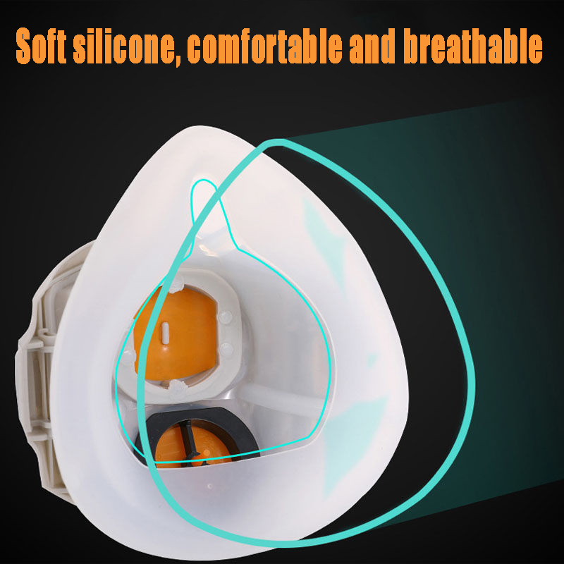 Silicone Dust-proof Gas Mask R - Dust Mask Construction incelemesi ve fiyatı
