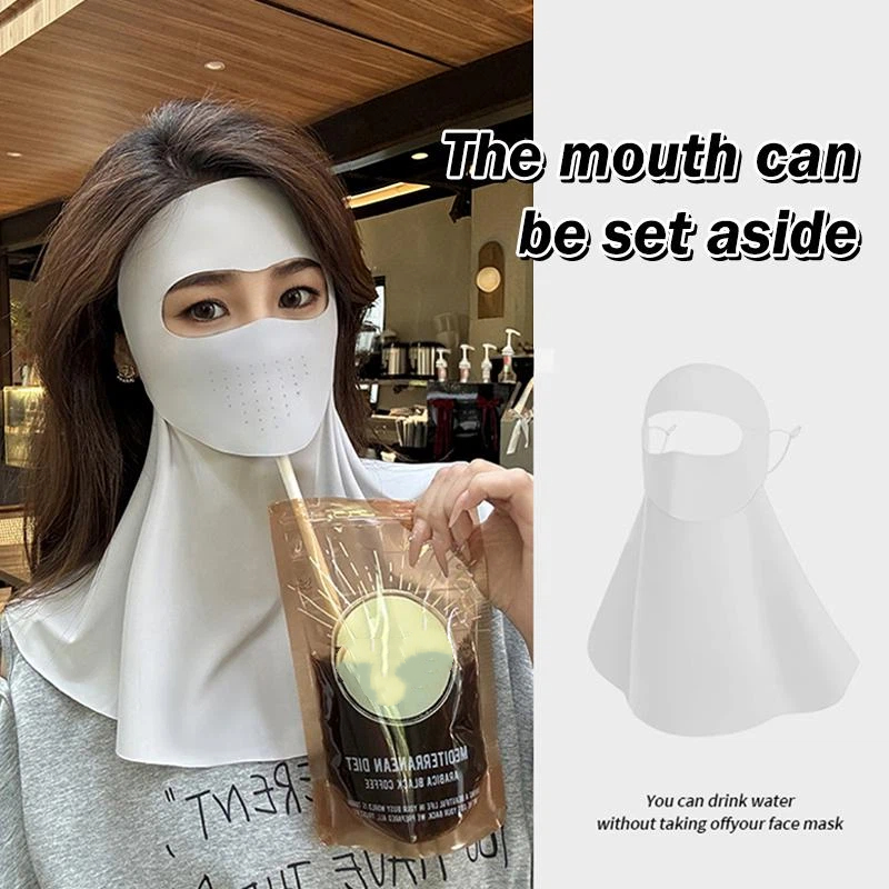 Summer Ice Silk Face Gini Full - Sports Mask Breathable incelemesi ve fiyatı