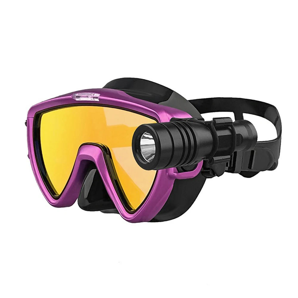 Scuba Diving Mask with flashli - Silicone Mask Bracket incelemesi ve fiyatı